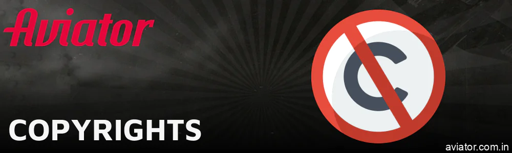 Copyright Policy for aviator.com.in