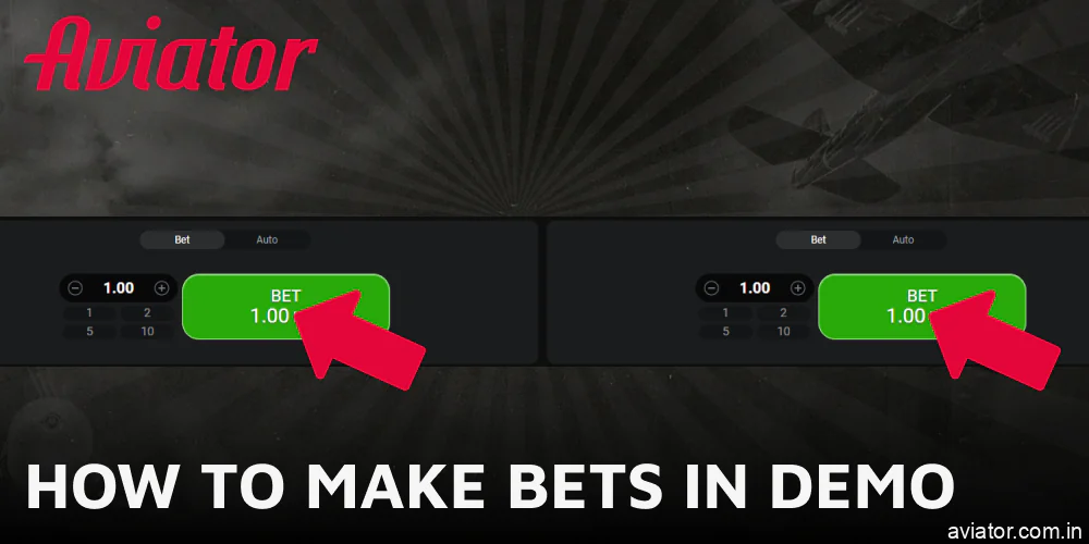 A step-by-step guide to betting in the Aviator demo