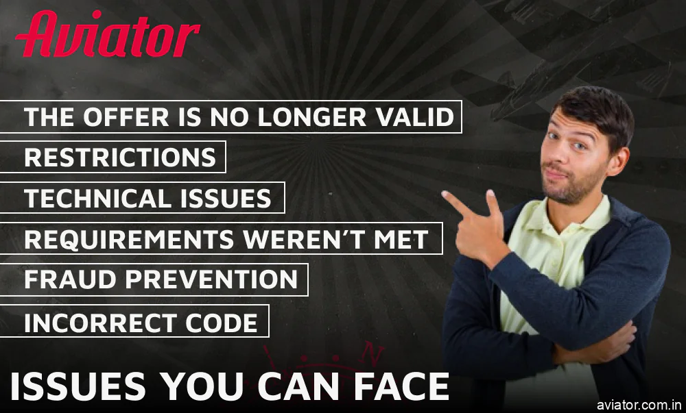 Troubleshooting Aviator promo code problems