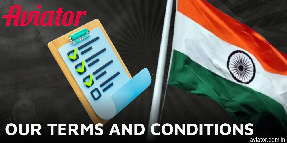 Official Terms and Conditions of aviator.com.in