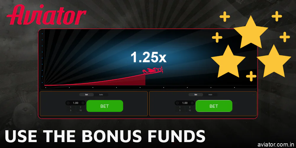 Start playing Aviator in real-money mode using your bonus credits