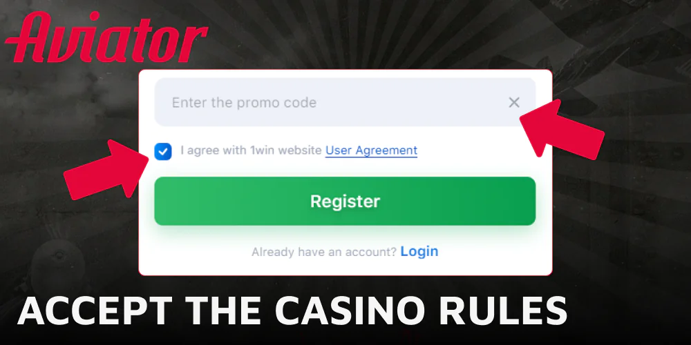 Accept the site's rules to unlock access to Aviator