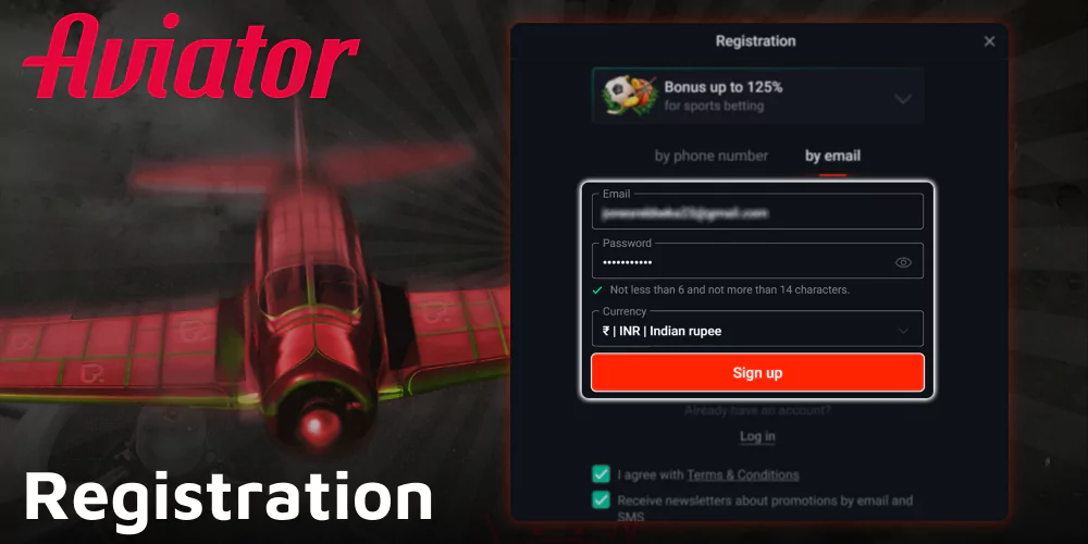 Account Registration for Pin Up Aviator