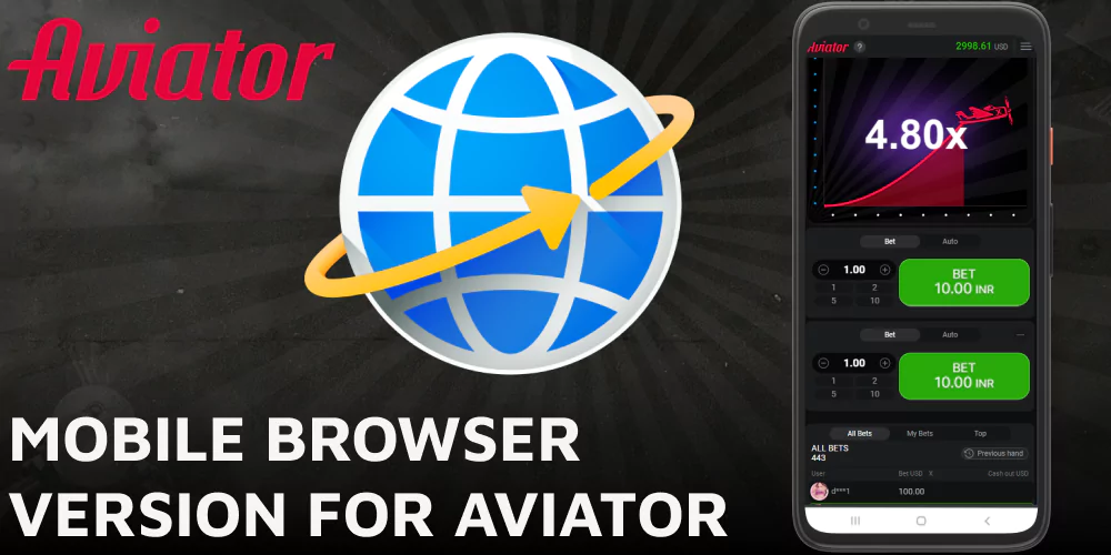 Experience Aviator in India via the Batery mobile web version