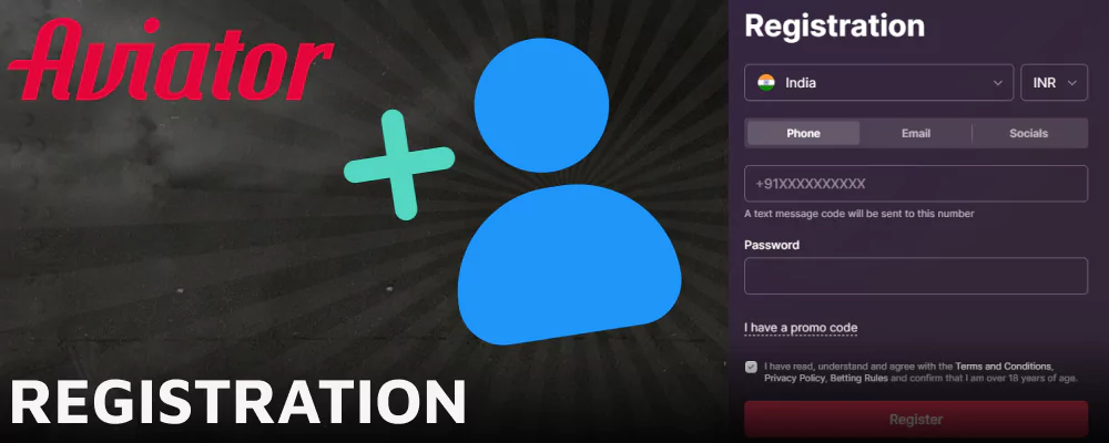 Account registration guide for Batery Aviator in India