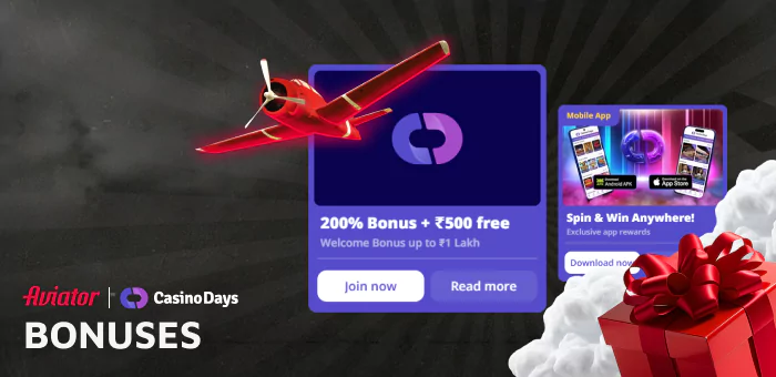 Casino Days Offers a Wealth of Bonuses Suitable for Aviator Fans