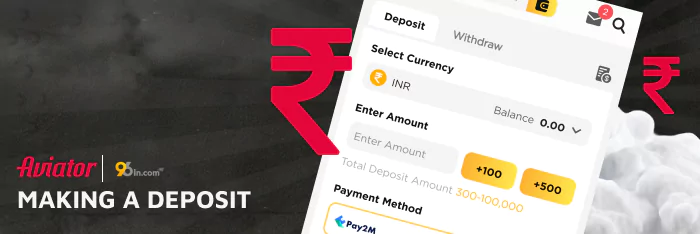 Simple Guide to Making a Deposit at 96in Aviator