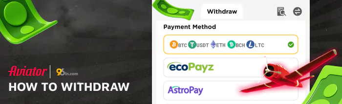 Guide: Withdrawing Your Money from 96in Aviator India