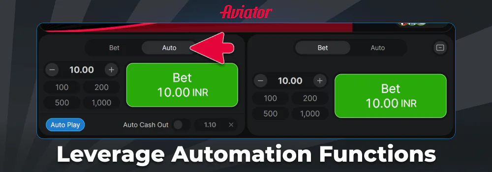 Setting up Auto Bet in Aviator