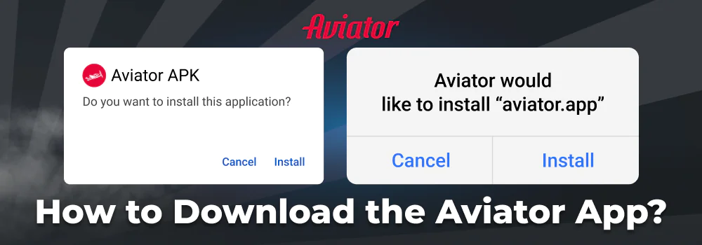Step-by-step guide to installing the Aviator app